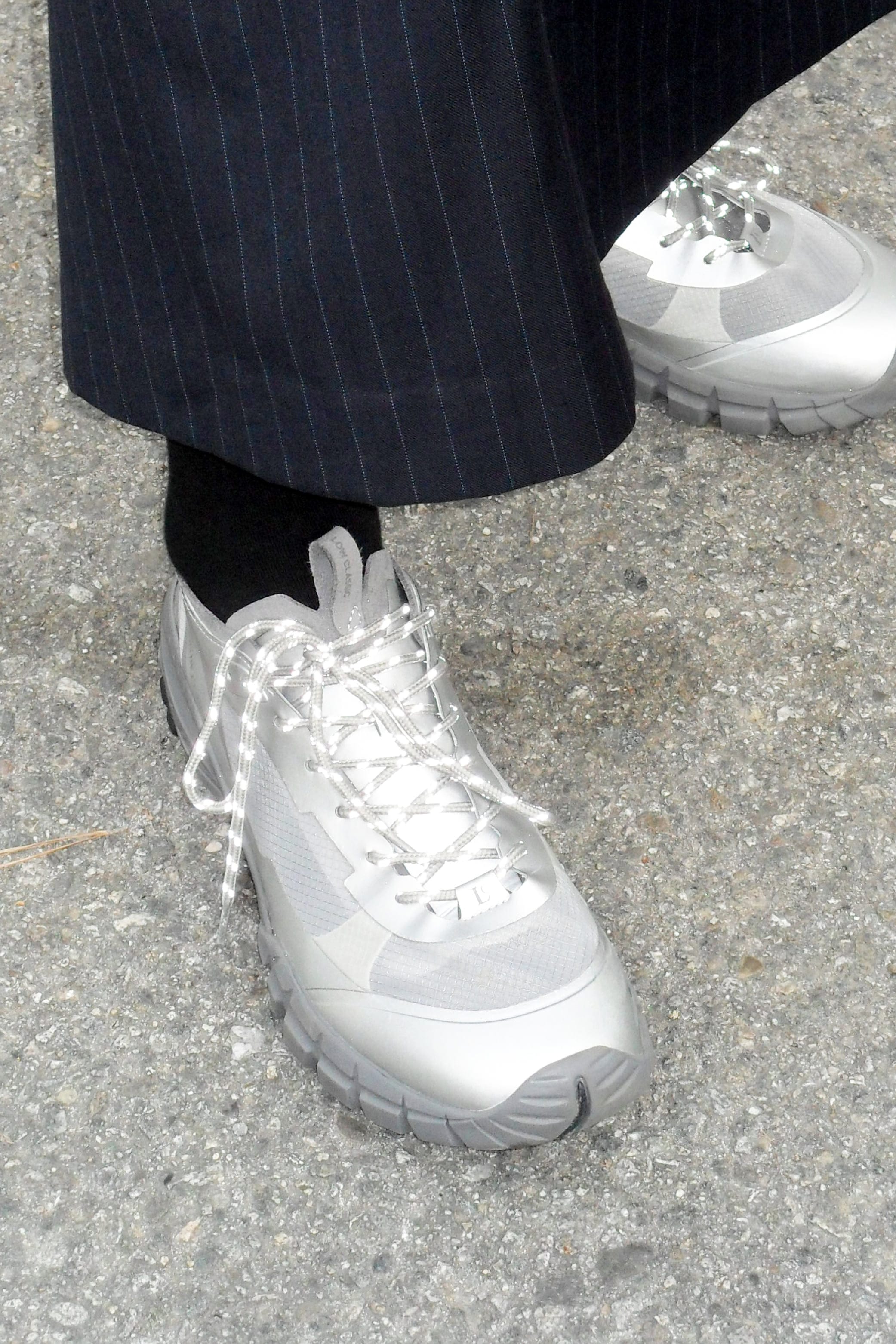 【LOW CLASSIC】 Lc T-1 VIBRAM SNEAKERS : SILVER