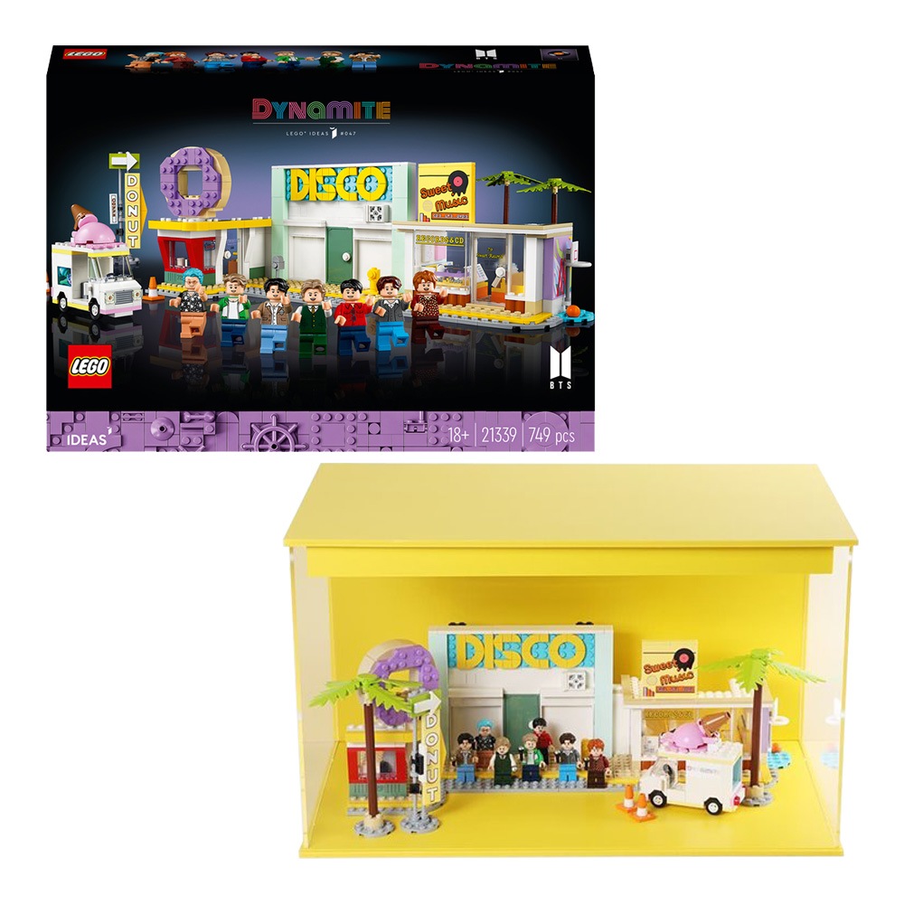 BTS Dynamite 21339 + 専用 ショーケース NL セット 防弾少年団 公式グッズ