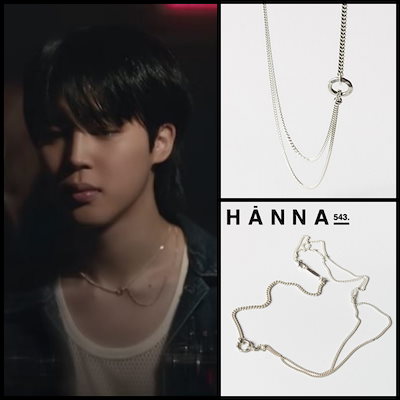 ★BTSジミン着用★【HANNA543】★N349S★ネックレ.ス★ 925SILVER N349S ネックレス [HANNA543] 正規品 BTS ジミン 7F