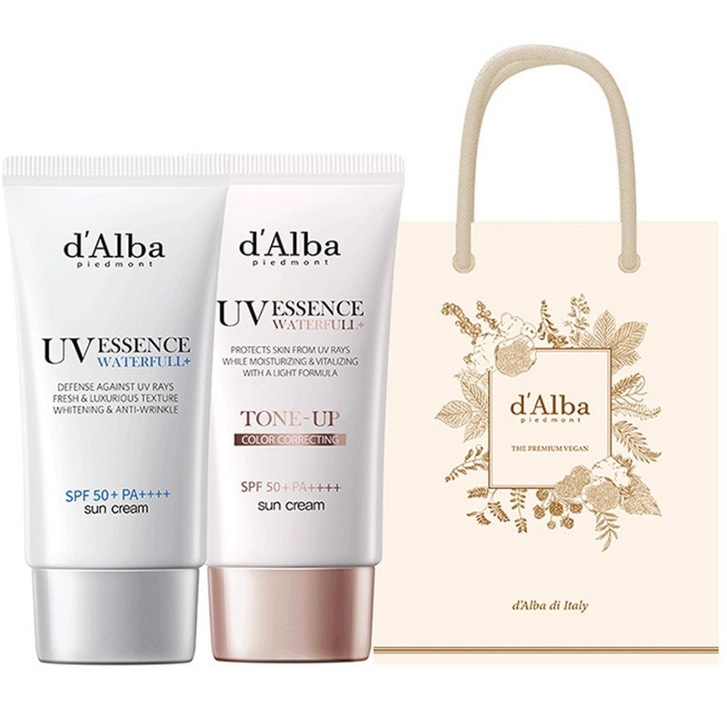 dAlba ダルバ ウォータープール エッセンス サンクリーム SPF50+ PA++++ 50ml + ウォータープール トーンアップサンクリーム SPF50+ PA++++ 50ml + ギフトバ 5,841円