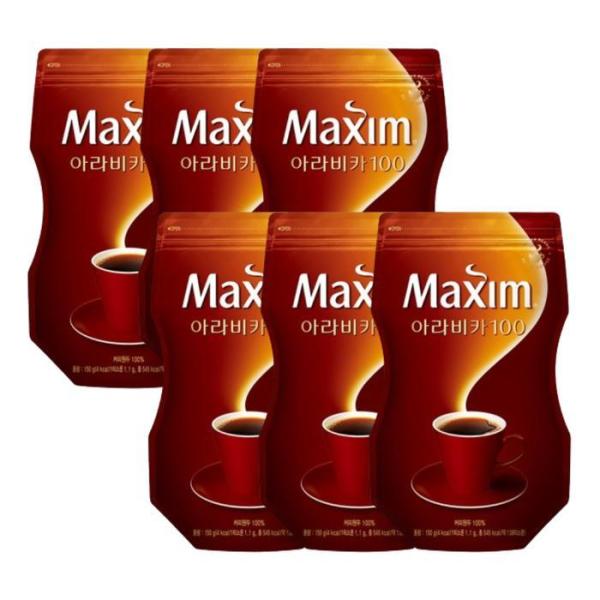 東西食品 マキシムアラビカ100 詰替 150g 6個