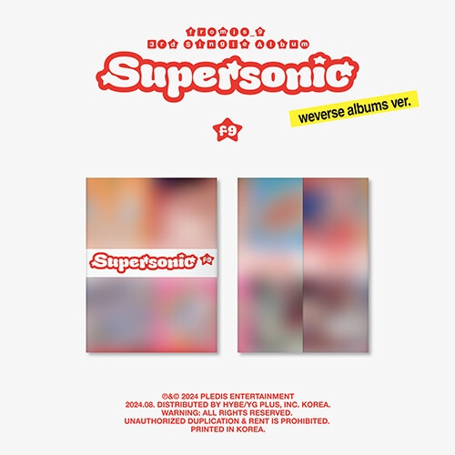 fromis_9 - シングル3集 Supersonic(weverse albums ver.) [8点 セット] 【特典】通常のポストカードセット+両面ロゴカード