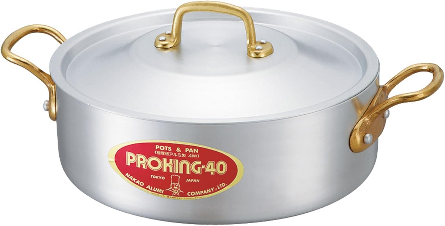 中尾アルミ製作所 プロキング 外輪鍋 21cm メジャー付 PK-3