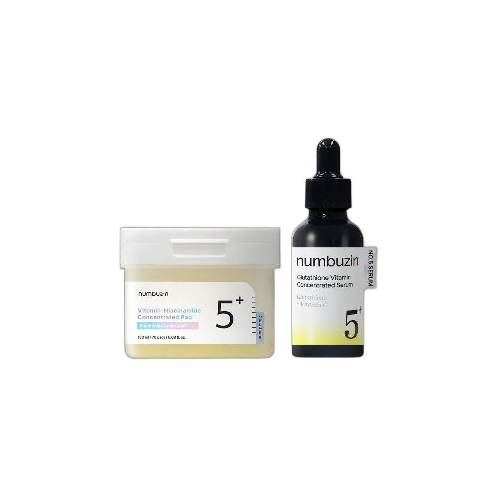 5番 白玉グルタチオンc美容液 30ml + 5番 白玉グルタチオンcフィルムパッド 70ea