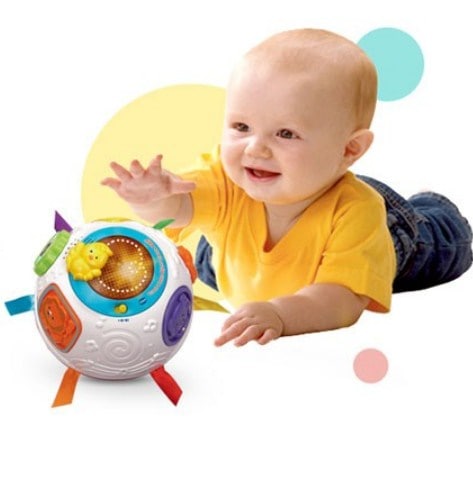 [Vtech]自ら転がりびっくりボールスマート幼児教育玩具V151503/歌メルロディ/幼児発達/ハングル英語の支援 / おもちゃ