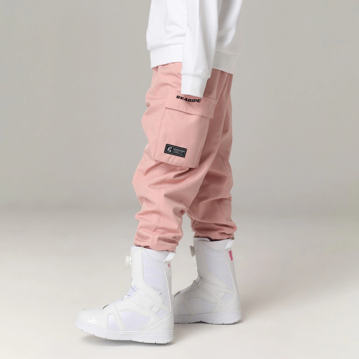 スノーボードウェア ロングパンツ カーゴパンツ 単品 スノーボード スキーウェア スノボウェア メンズ レディース 長ズボン パンツ ボトムス 無地 男女兼用 防風 防水 防寒 耐摩擦 韓国風