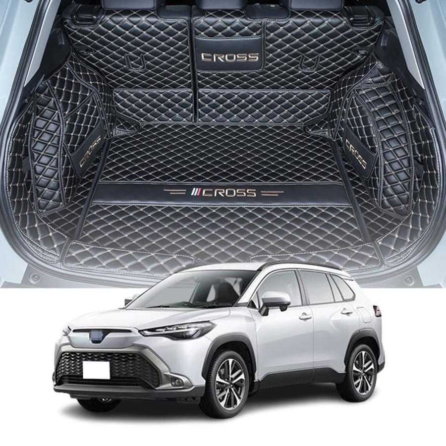 適用トヨタ新型カローラクロス10系ラゲージマット カスタム 車の トランクマット Corolla Cross (2021年9月) XPE レザー ラゲッジマット カーゴマット フルセ