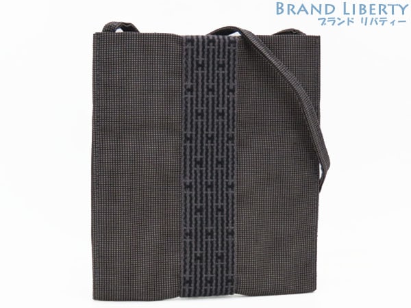 新古品エルメスエールラインポシェット斜め掛けショルダーバッグフラットメッセンジャーバッグサコッシュグレー 29,230円