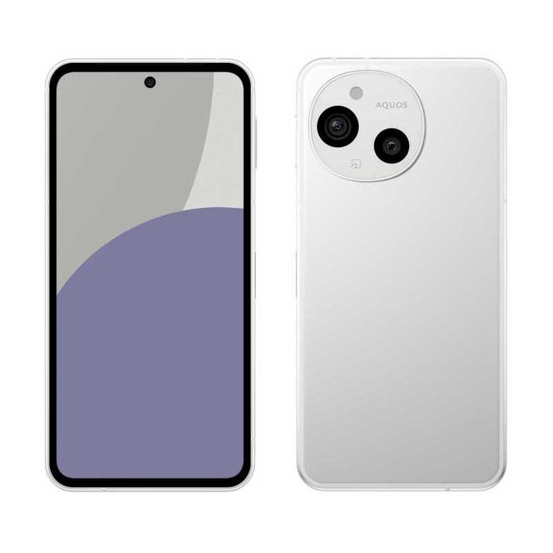 シャープ　SHARP　SIMフリースマートフォン AQUOS sense9 / Snapdragon 7s Gen 2 / 6.1インチ 6GB+128GB ホワイト　SHM29AW