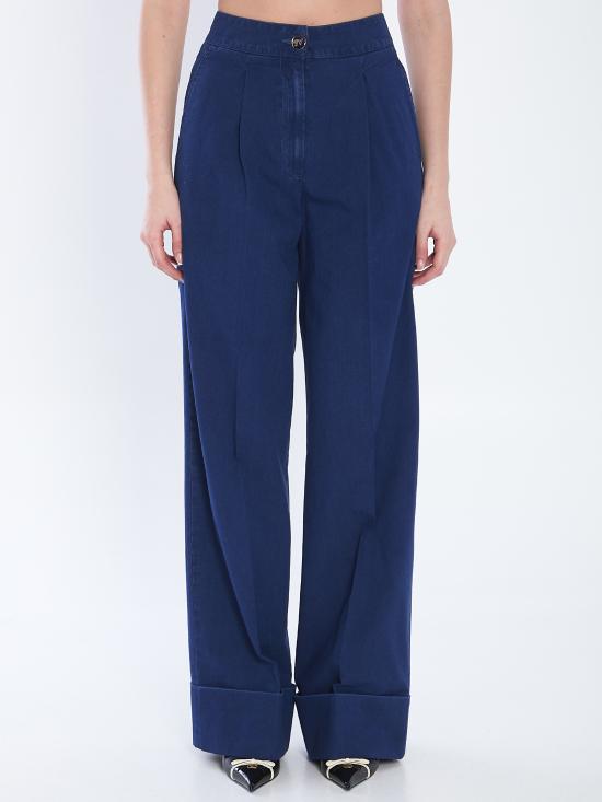 VALENTINO GARAVANI Women Straight Pants 6B3DD19D BLUE