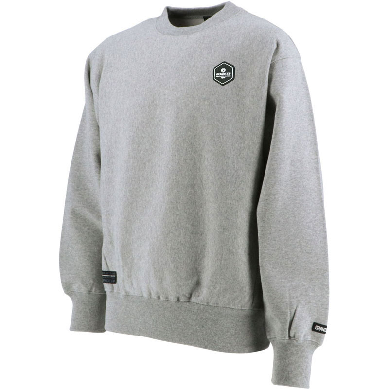 GRANDE.F.P(グランデエフピー) GRANDE.F.P BASICヘキサゴンスウェットクルー フットサル スウェットトレーナー (gfph24405-1409)