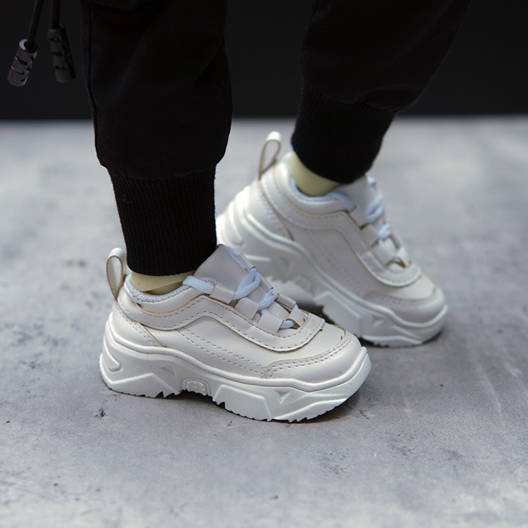 7色BJDドール靴 厚底スニーカー 白/黒/赤/青 MSD/SD/70cmサイズ球体関節人形用シューズ