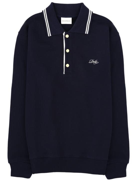 DROLE DE MONSIEUR Men Polo Shirts PL132 CO127NAVY BLUE
