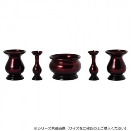 東型 五具足セット 香炉/3.5寸 ワイン 32L335D600062