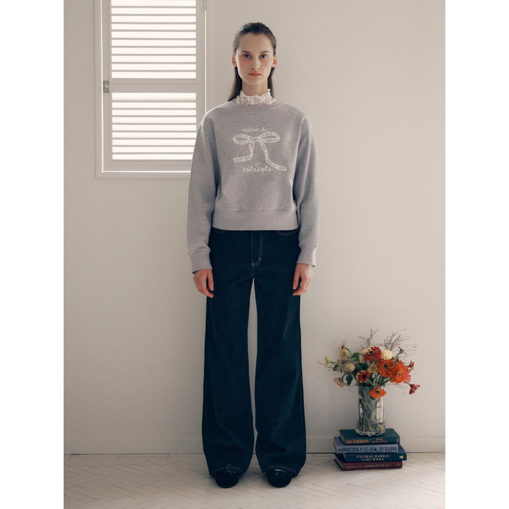 ロラローラポケットカーペンターデニムパンツブラック