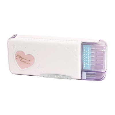 他サイト： えんぴつチェック両面筆入 うかサポ リアナティアラ ピンク ソニック FD-8228-Pの商品画像