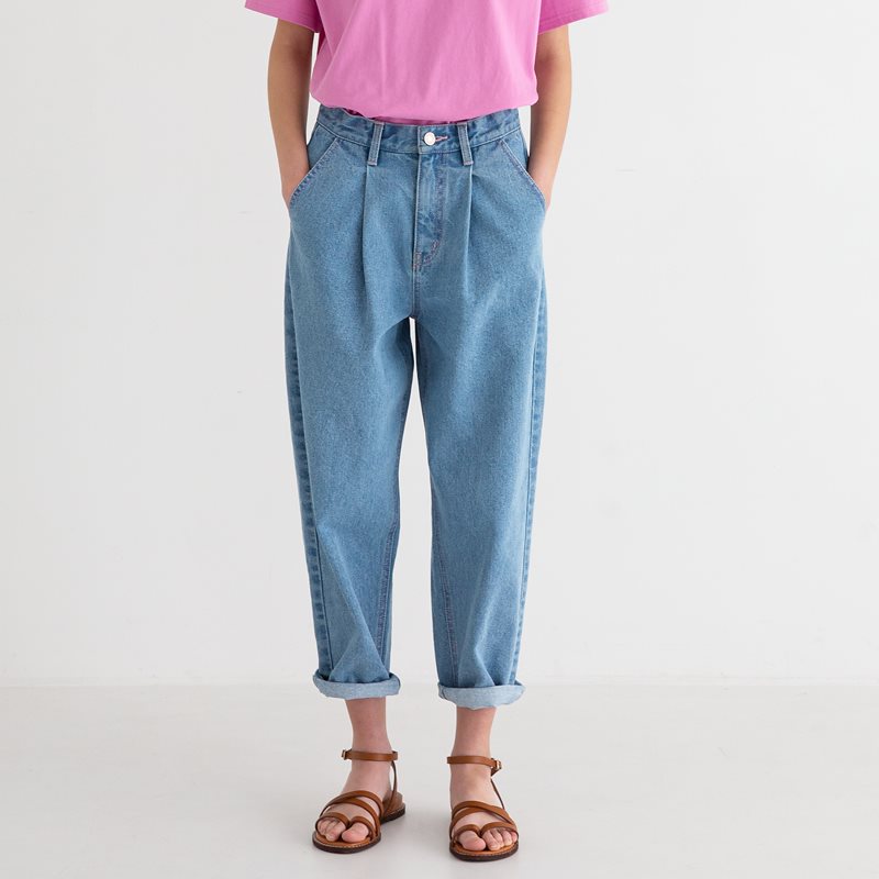 ピンクステッチバギーパンツ 5,092円