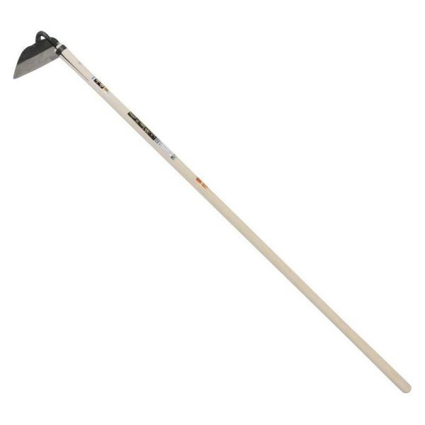 千吉 金 薄刃草削り 240MM 園芸道具 土農具 立鎌
