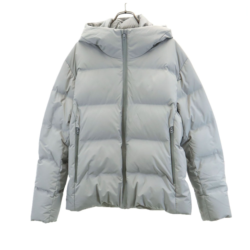シームレス ダウンジャケット XL グレー メンズ