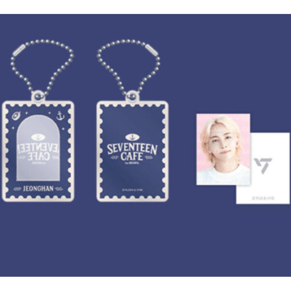 セブンティーン ミニフォトホルダー キーリング カフェインソウル Mini Photo Holder JEONGHAN