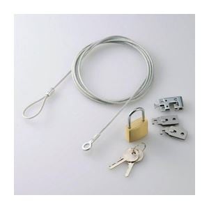 (まとめ)エレコム セキュリティロック ESL-25(×2セット)