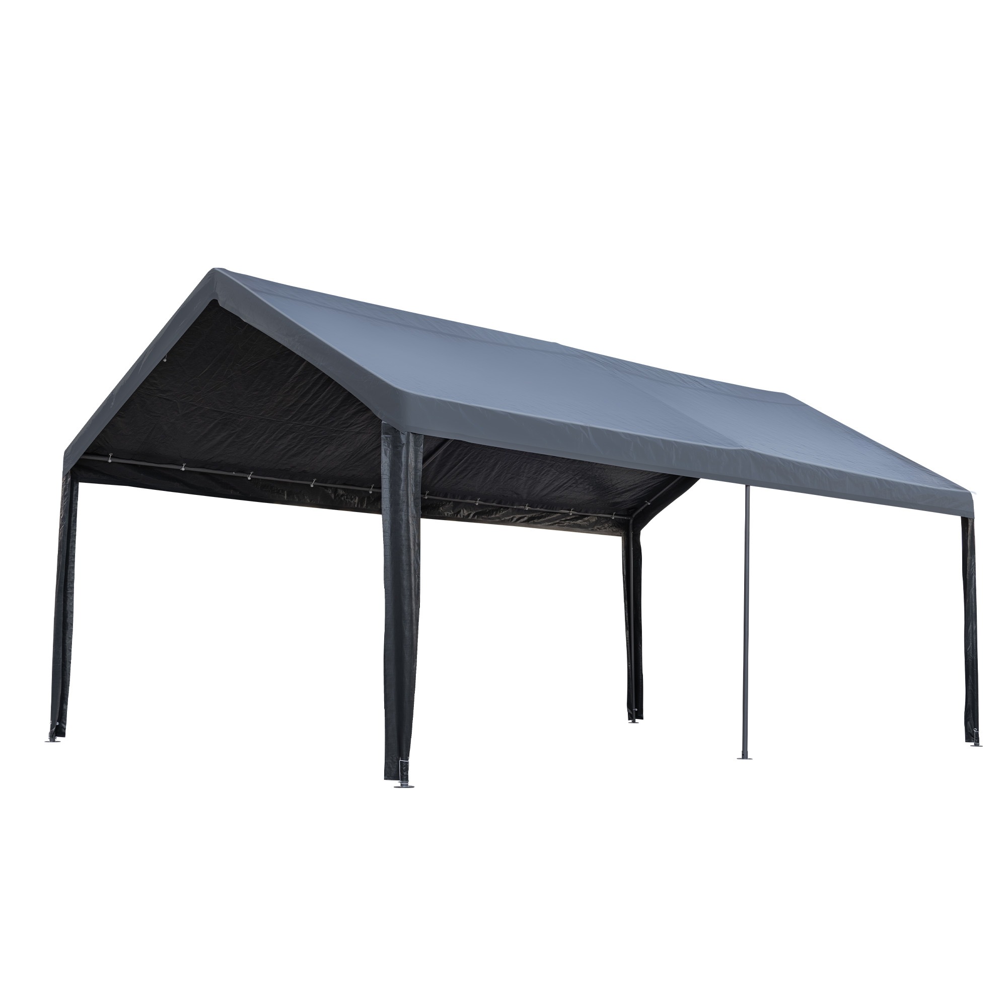 [国内発送 送.料無料]A120【UPF50+UVカット&防雨】テント 車庫テント ガレージテント 車庫 お祭り 倉庫 奥3.6m×幅6m×高さ2.9m ガレージテント カーポート 軽自動車用 大型