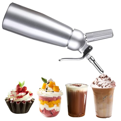 エスプーマ ス 泡立て器 携帯式500ml 生クリーム 泡立て器 ング デザートツール ミルクフォーマー CO2 発泡性の泡 炭酸水メーカーアルミ合金 ハンドミキサー 業務用 調理器具 菓子作り用 家