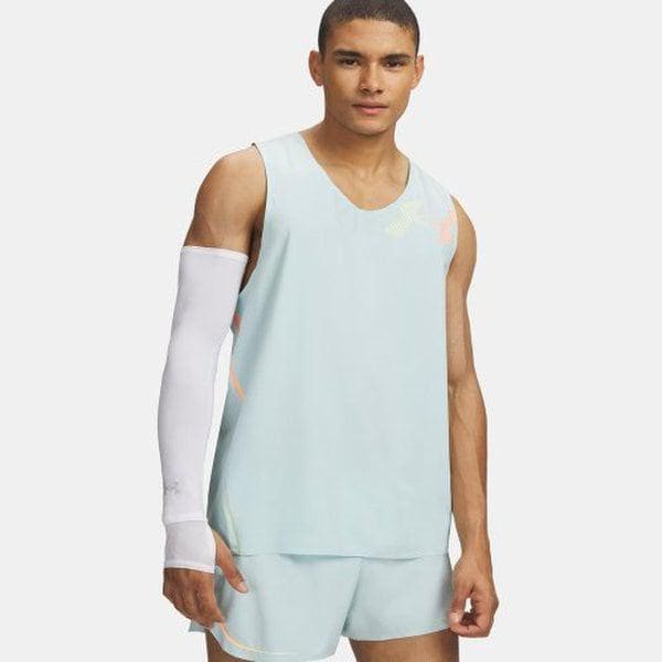 (6009502D703) 男性 UA Velocity Elite Singlet ランニング ノースリーブ