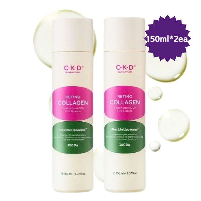 【1+1】レチノコラーゲン 低分子 300 ファーストエッセンス,150ml/高保湿ケア/レチノール/コラーゲン/栄養供給/ 韓国コスメ