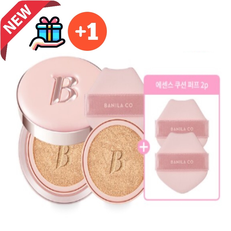 [新品発売1 + 1] NEW エッセンス スキン ピンククッション (本品1 + レフィル1) 水分 水分 しっとり 超密着 72時間 持続 韓国コスメ 韓国人気