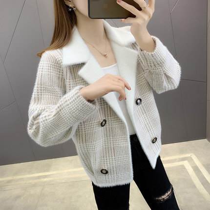 フリースセーターコート トップス アウター セーター カーディガン ショート 長袖 ストレート モコモコ 前開き フリース 薄手 厚手 かわいい 大人可愛い きれいめ カジュアル 上品 おしゃれ 大人 5,109円