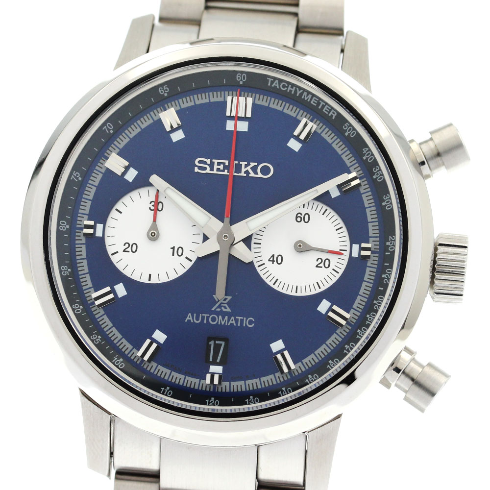 セイコー SEIKO SBEC017/8R46-00B0 プロスペックス スピードタイマー クロノグラフ 自動巻き メンズ 美品 箱付き_890535【ev15】【中古】