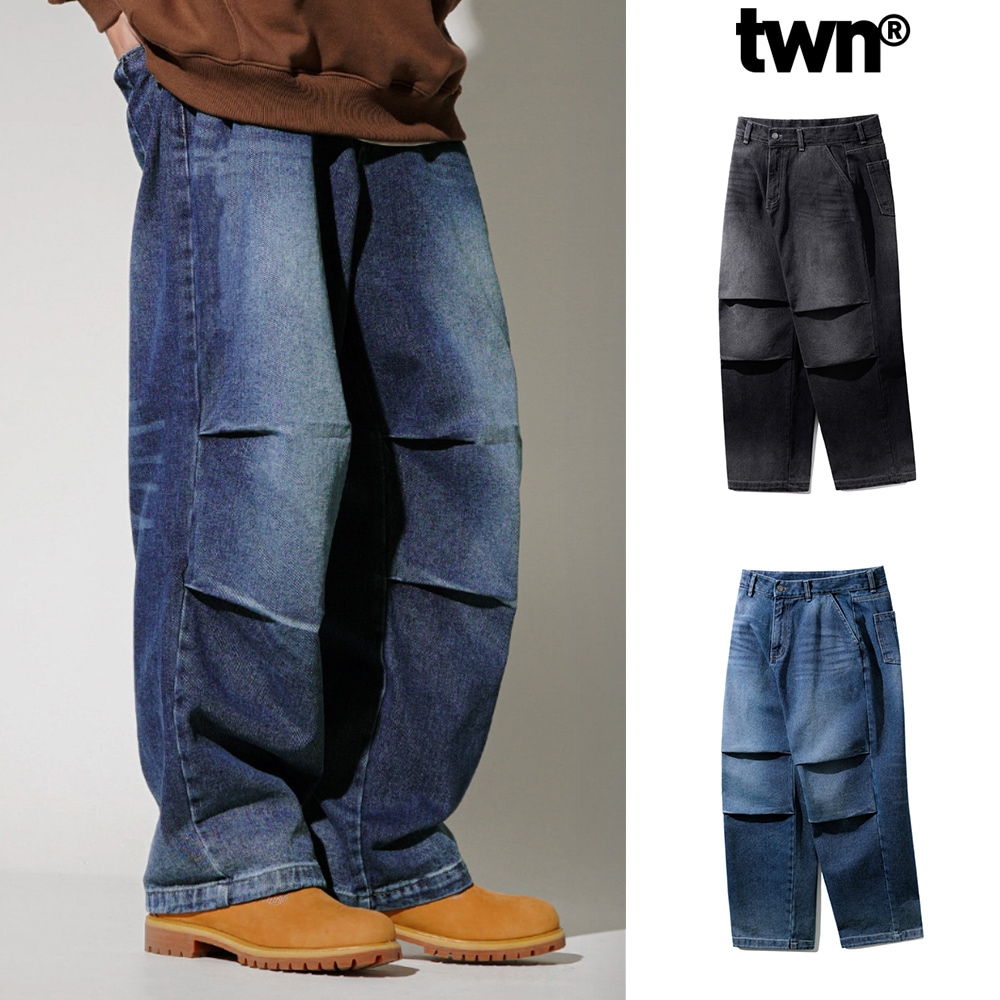 [TWN]★RESTA WASHING DENIM PANTS TWN] Resta Washing Denim Pants デニム・ジーンズ