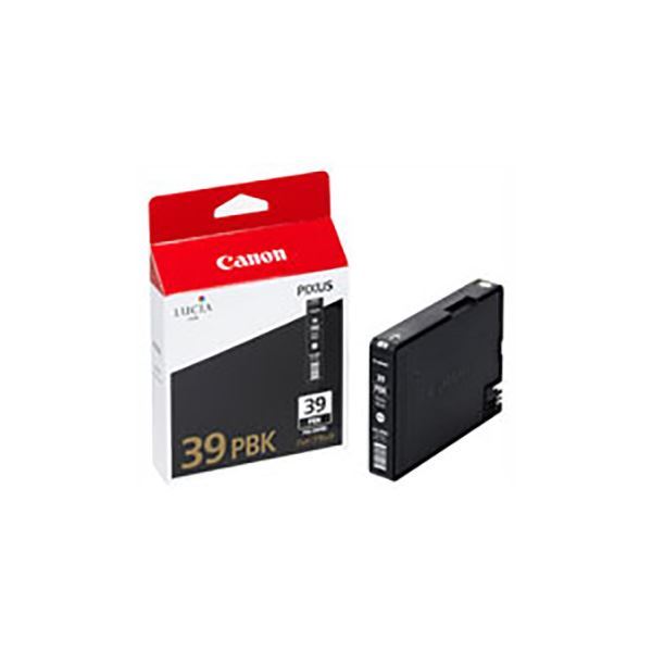 (まとめ) (純正品) Canon キャノン インクカートリッジ/トナーカートリッジ (4857B001 PGI-39PBK フォトブラック) (×3セット)