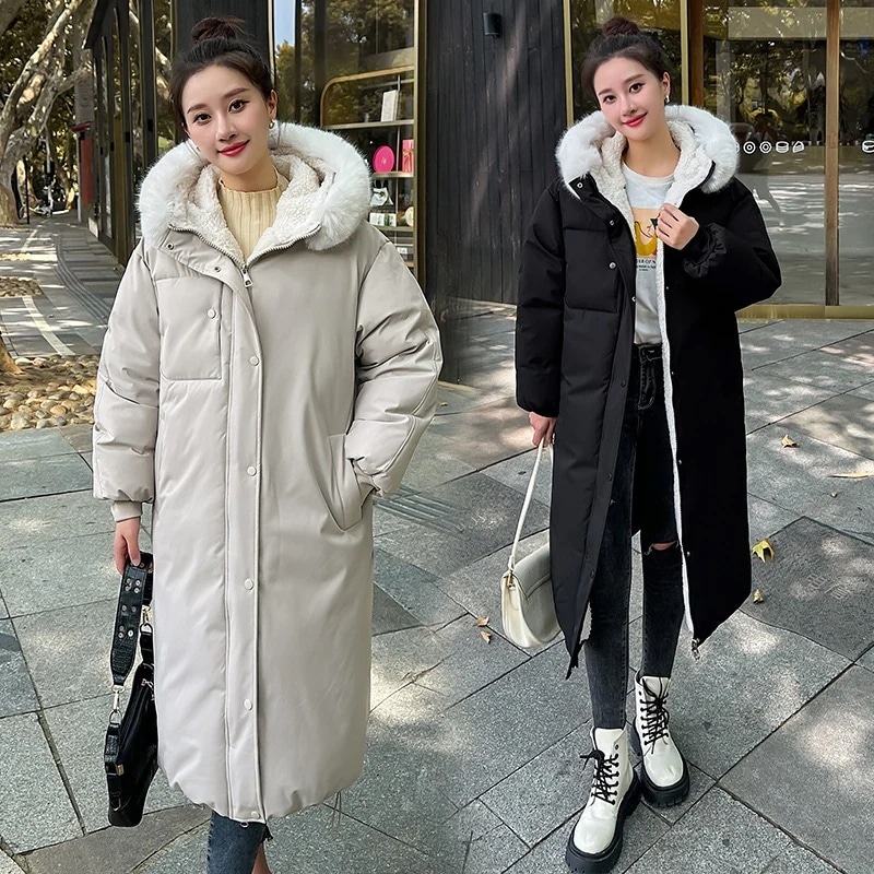 2枚購入で 2oo円FF!新作 シンプル 可愛い フード付き 厚手 アウター 中綿コート ロングコート ダウンコート 防寒カジュア 大きいサイズ ジャケット ダウンジャケット アウター ジャンパ