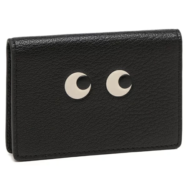名刺入れ アイズ ブラック レディース ANYA HINDMARCH 5050925195607