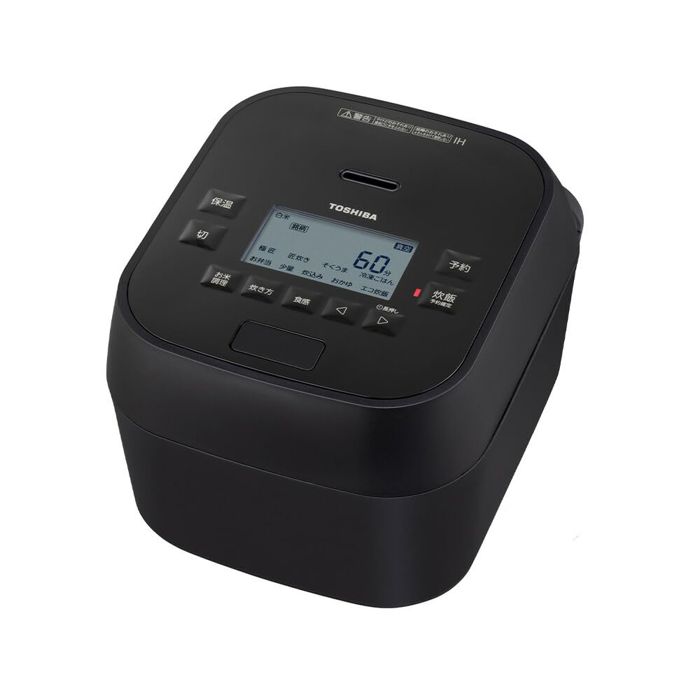 RC-10HGW-K(グランブラック) 炎匠炊き 真空圧力IH炊飯器 5.5合