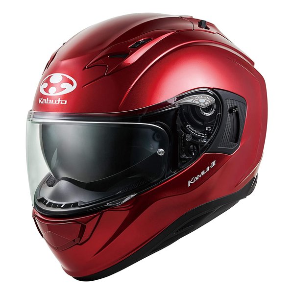 バイクヘルメット フルフェイス KAMUI-III シャイニーレッド Mサイズ KAMUI3シャイニーRDM