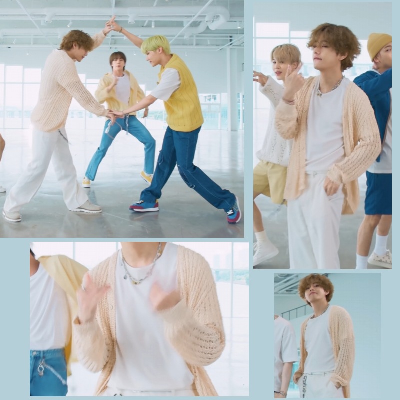 ★BTS V(テテ)着用★サマーシースルーニットカーディガン 韓国★ org.jpg