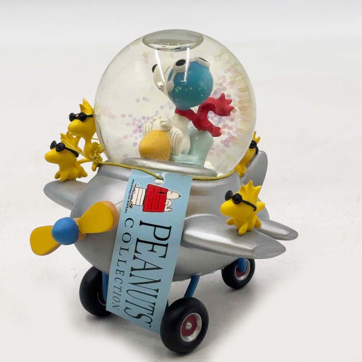 【中古・未使用品】WESTLAND スヌーピー FLYING ACE AIRPLANE ウォーターボール フィギュア フライングエース 8233 PEANUTS ピーナッツ インテリア