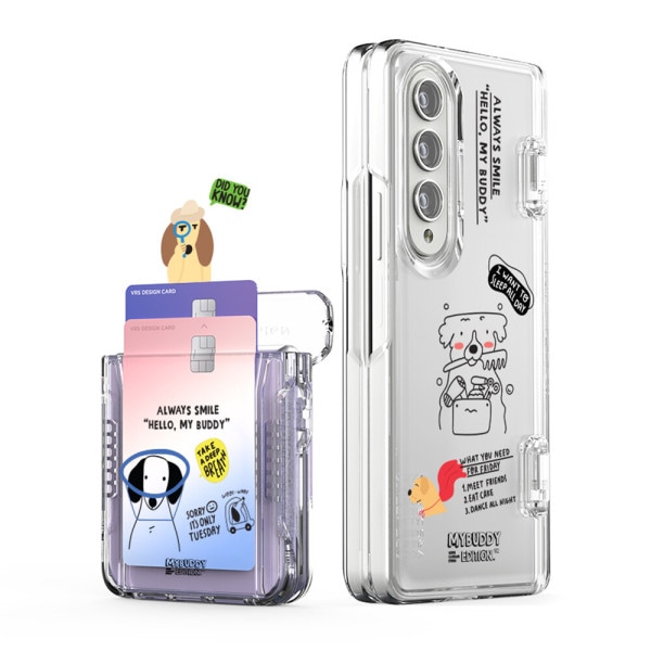 Galaxy Zフォールド4 Zフリップ4 ケース マイ バディ エディション ヒンジ保護ケース 自動ヒンジ保護 モダンケース