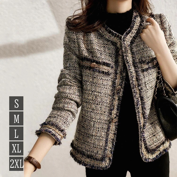 【2025新作】ジャケット 長袖 羽織り ジャケカーデ きれいめ ノーカラー おしゃれ オシャレ 可愛い かわいい きれいめ キレイめ エレガント 可愛い オフィスカジュアル 30代 40代 50代