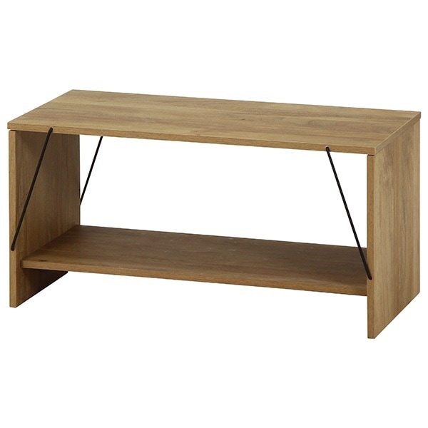 不二貿易 71867 EZBOワイヤーテーブル OAK NA メーカー直送