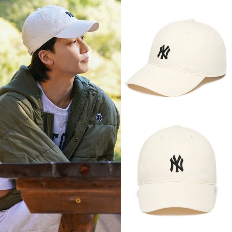 【SEVENTEENジョンハン着用】ルーキーアンストラクチャーボールキャップNY韓国公式正規品レディース メンズ カジュアルK-POP アイドル着用 大人気 韓国ファッション 韓国ブランド