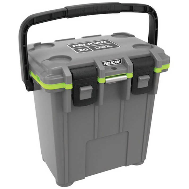 ペリカン　PELICAN 20QT エリートクーラー ダークグレーXグリーン　20Q-1-DKGRYEGRN