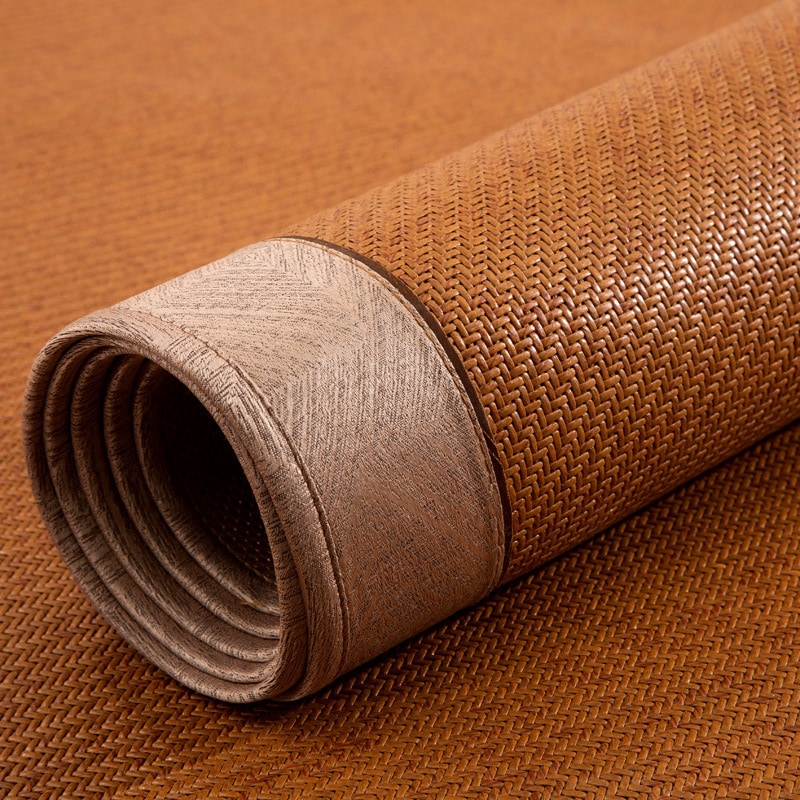 Anji Summer Mat夏の1.8メートルの濃厚な古代ラタンマット1.5m1.2エアコン3ピースセット