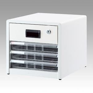 アバンテV2レターケース浅3段X鍵付1段 AL-R4ｼﾛ 00074547