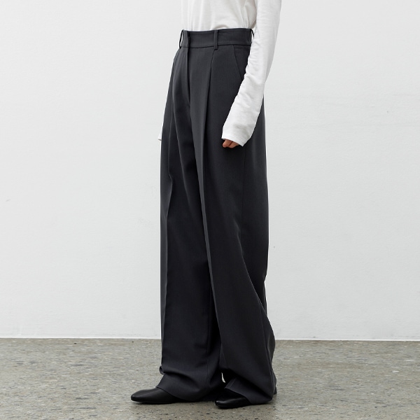 (PT-5683)ESSENTIAL COMFY TUCK PANTS