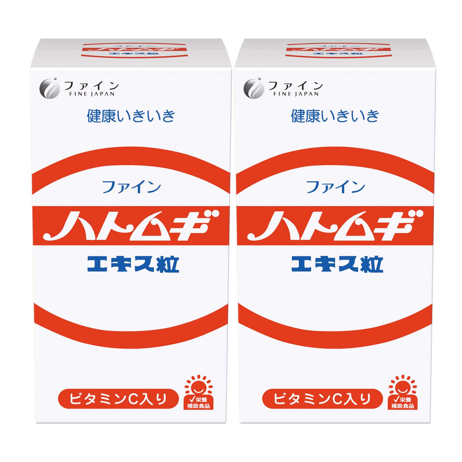 ファイン(FINE JAPAN) ハトムギ ハトムギ エキス粒 680粒 ビタミンC ビタミンB1 B2 B6 ナイアシン 国内生産 ×2個