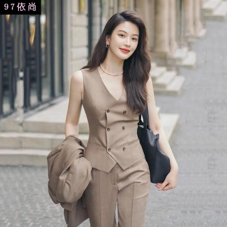 厳選素材パンツスーツ 長袖 カジュアル フォーマル レディーススーツ 女性スーツ 3点スーツセット ビジネススーツ 七五三 スリム ボトムス リクルートスーツ セットアップ ジャケット パンツ 入学式